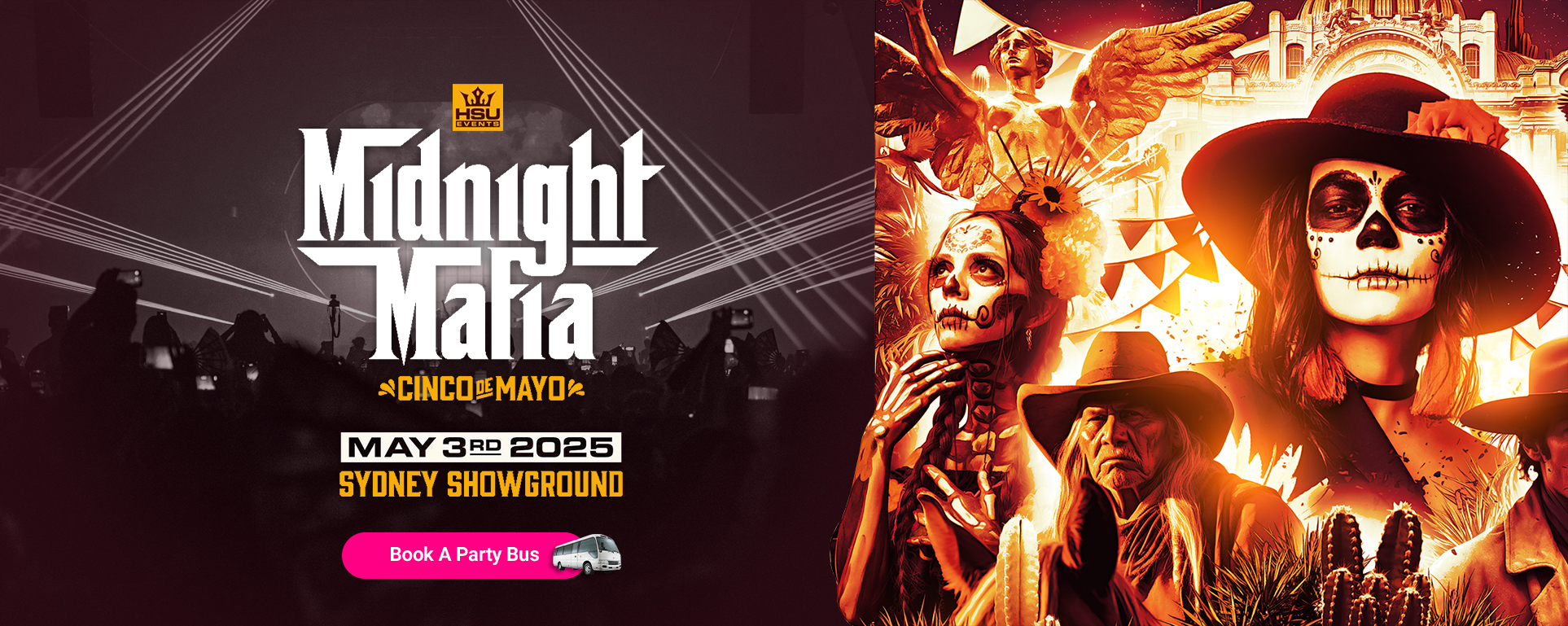 Book A Party Bus For Midnight Mafia 2025 Event